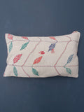 White Kantha Cushion S - 04