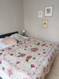 Indisk kantha suzani sengetæppe - 05
