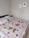 Indisk kantha suzani sengetæppe - 05