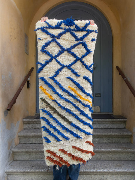 Moroccan vintage blanket - Azilal 398