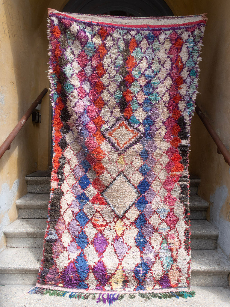 Moroccan vintage rug - Boucheroite 146