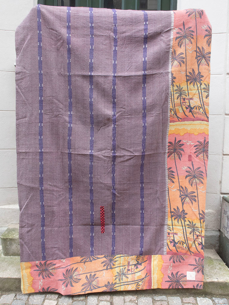 Indisk kantha sengetæppe - 19