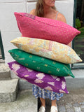 Indisk kantha pude L - 110