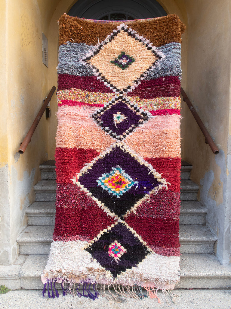 Moroccan vintage rug - Boucheroite 341