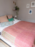 Indisk kantha sengetæppe - 408