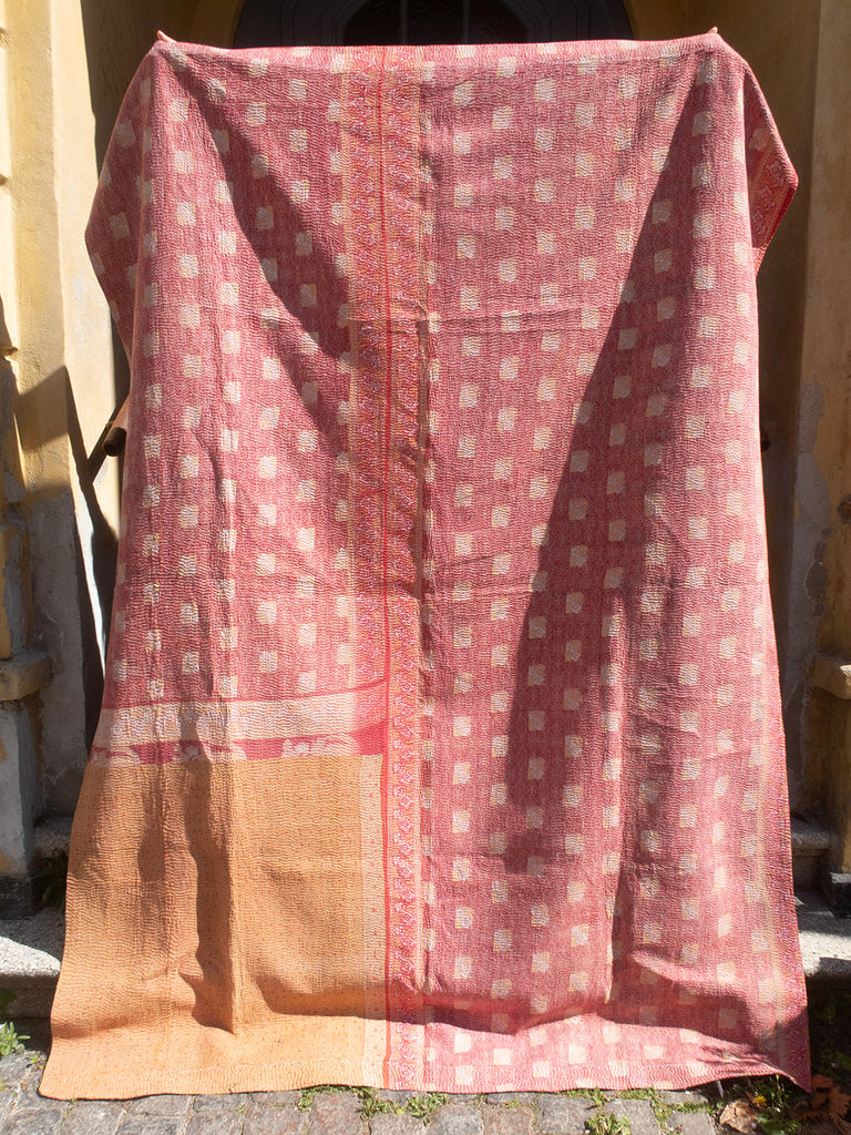 Indiske kantha sengetæppe - 412