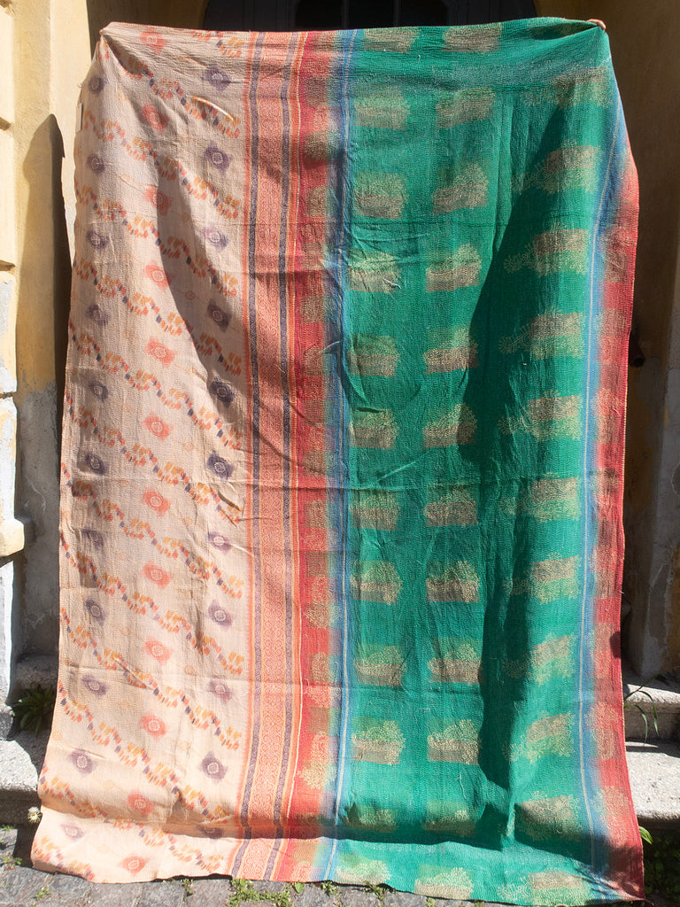 Indian Kantha Bedspread - 409