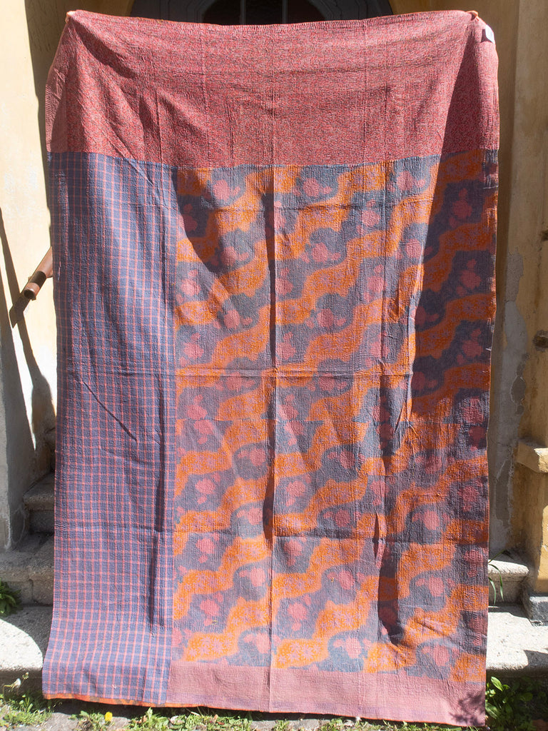 Indian Kantha Bedspread - 409
