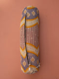 Indian Kantha Pillow Cylinder - 235 Green