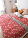 Indian Kantha Bedspread - 409