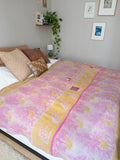 Indian Kantha Bedspread - 410