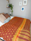 Indian Kantha Bedspread - 410