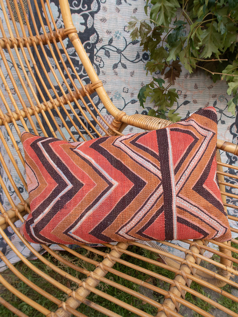 Indisk kantha pude S - 432