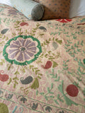Indisk kantha suzani sengetæppe 45