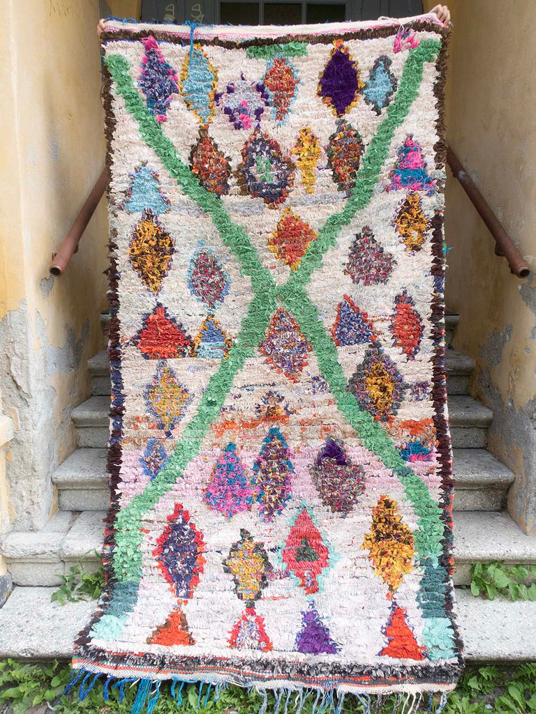 Moroccan vintage rug - Boucheroite 763