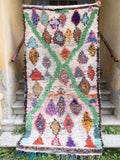Moroccan vintage rug - Boucheroite 763