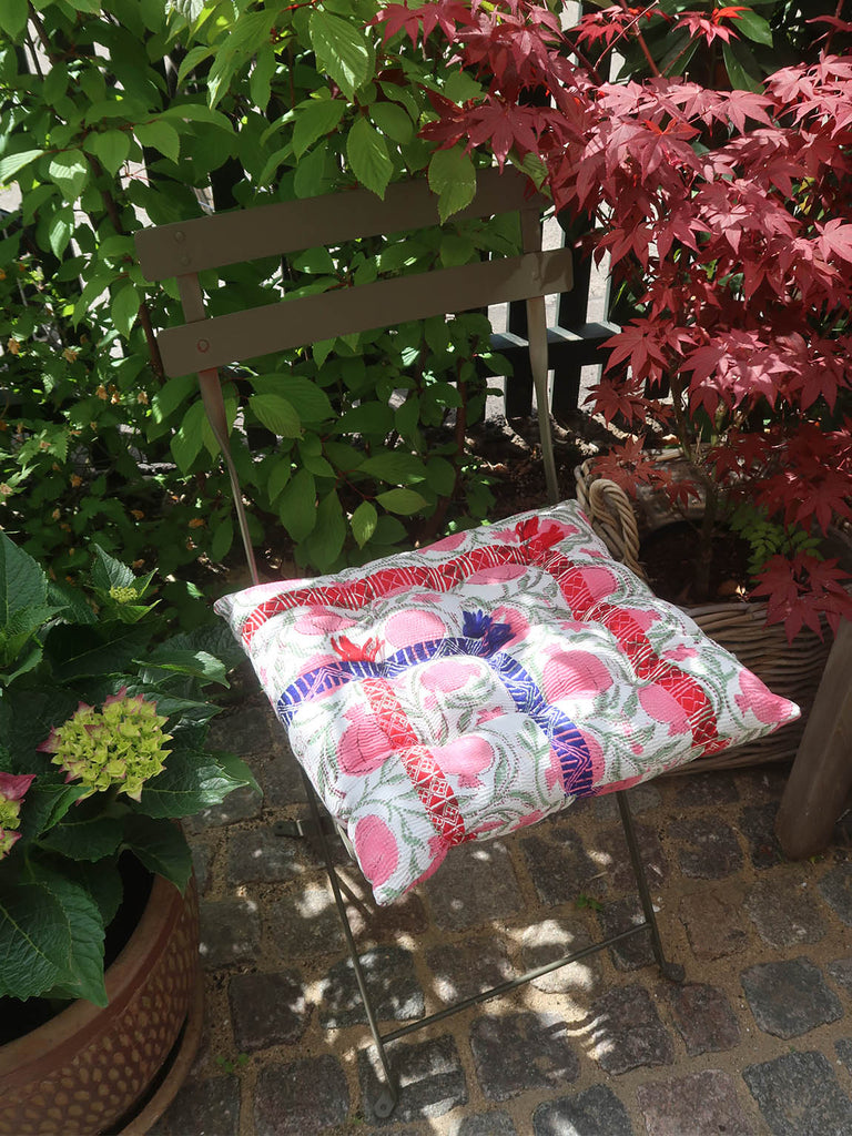 Indisk kantha sædepude - 06
