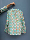 Pyjamas Short Aqua Blue