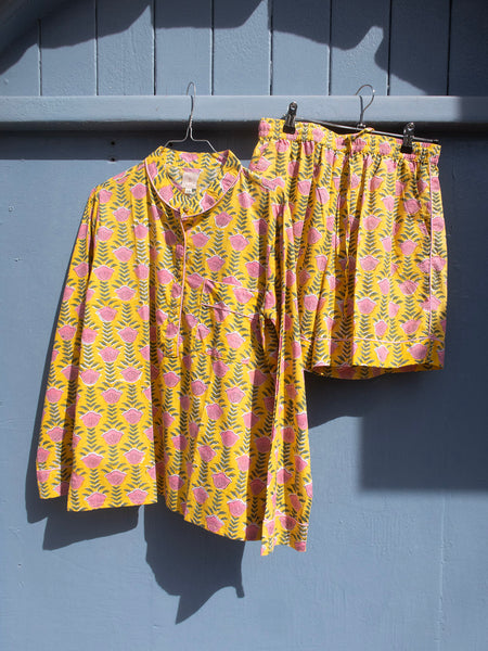 Pyjamas Short Yellow