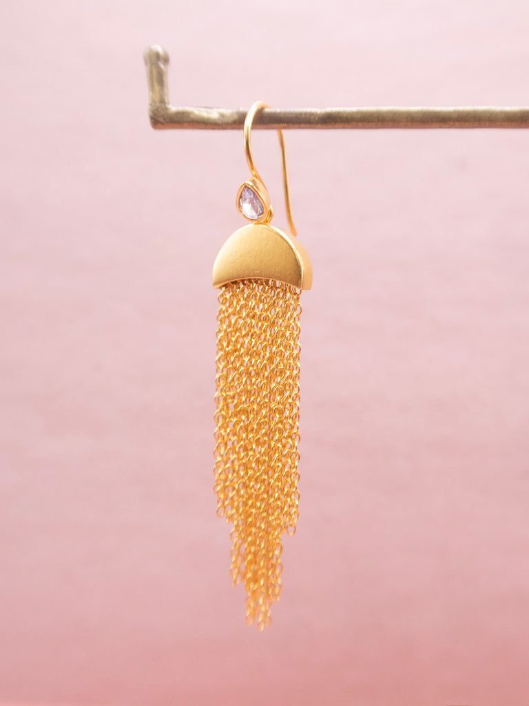 Earring No. 39 - Moonstone
