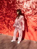 Pyjamas Blockprint - Red Stripe