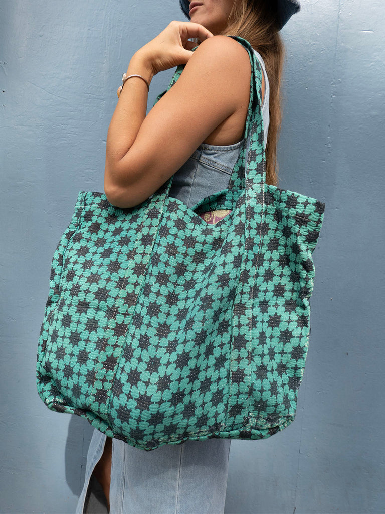Kantha Tote - all