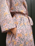 Kimono Blockprint Rose