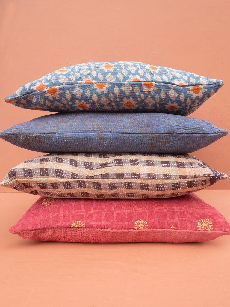 Indisk kantha pude M - 356