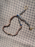 Grannys Stone Necklace - Rhodonite and labradorite