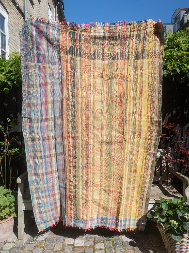 Indian Kantha Bedspread - 409