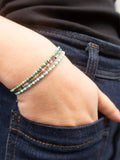 Bracelet Mineral Stones - Turquoise / Howlite