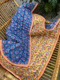 Quilted blanket - Green/Black