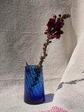 Lille Beldi Vase Swirl - Blue