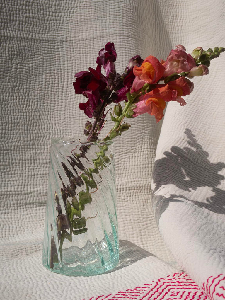 Lille Beldi Vase Swirl - Clear