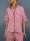 Pajamas Short Aqua Blue
