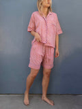 Pajamas Short Aqua Blue