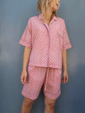 Pajamas Short Aqua Blue