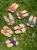 Shangies Sandal Woman #1 - Orange Stripe