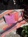 Indisk lohari kantha tæppe - 09