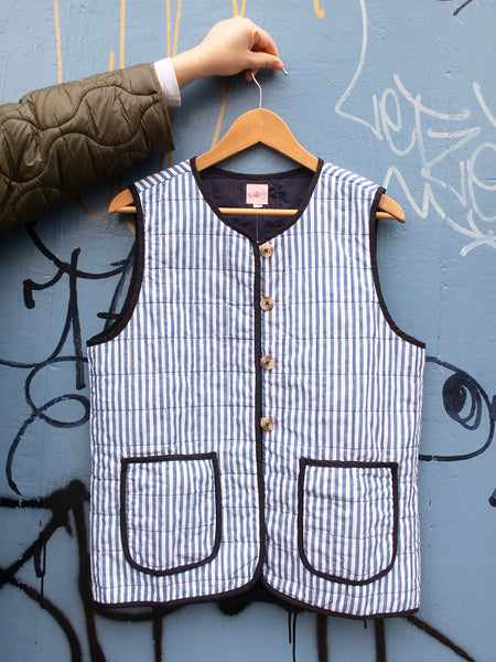 Waistcoat Quilted - Striped #1