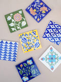 Blue Pottery Tiles - 06