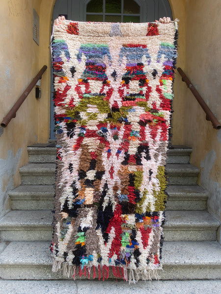 Moroccan vintage blanket - Azilal 398