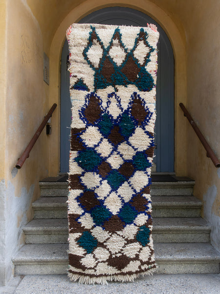 Moroccan vintage blanket - Azilal 398
