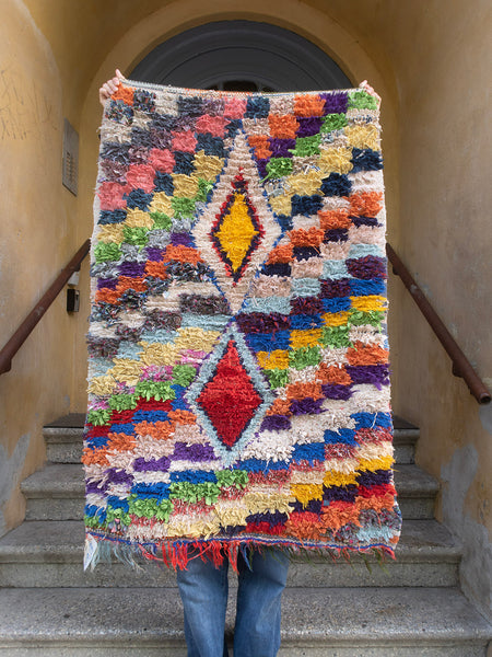 Moroccan vintage blanket - Boucheroite 146