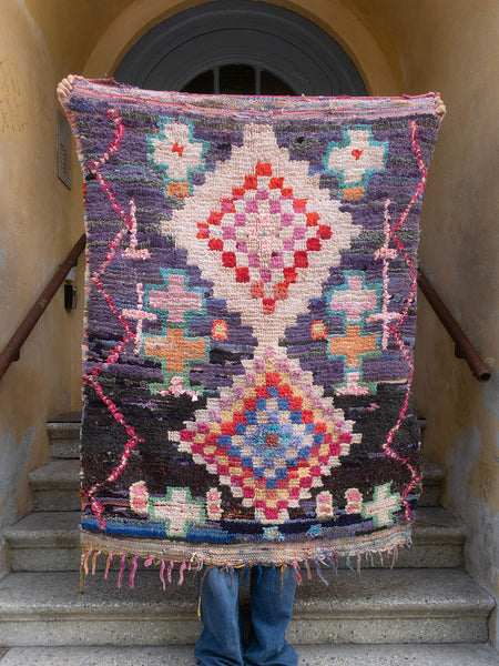 Moroccan vintage blanket - Boucheroite 146