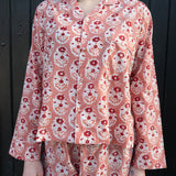 Pyjamas Blockprint - Old Rose