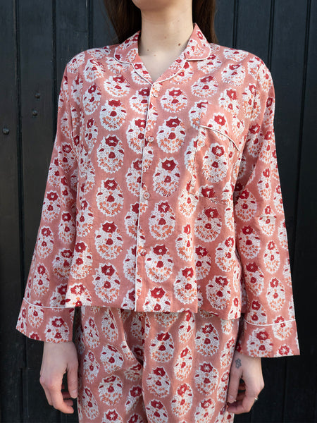 Pyjamas Blockprint - Old Rose