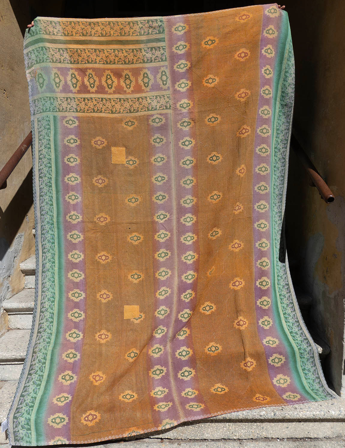 Indisk kantha sengetæppe - 861
