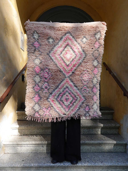 Moroccan vintage rug - Boujaad 41 A+B