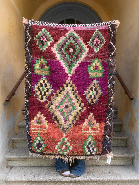 Moroccan vintage blanket - Boucheroite 146